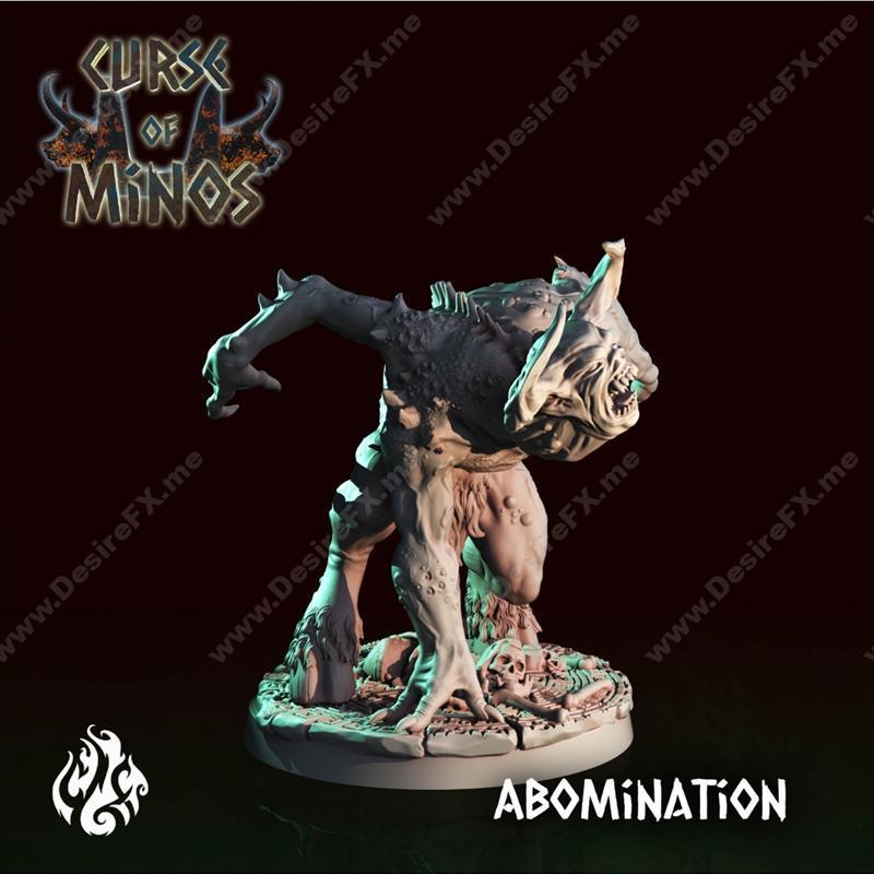 矿兽——3D打印模型|Abomination Minotaur – 3D Print Model STL