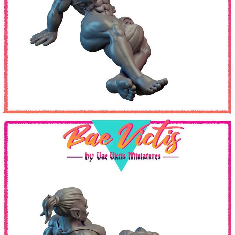 Bae Victis《兽人》3D打印模型|Bae Victis – The Orc – 3D Print Model