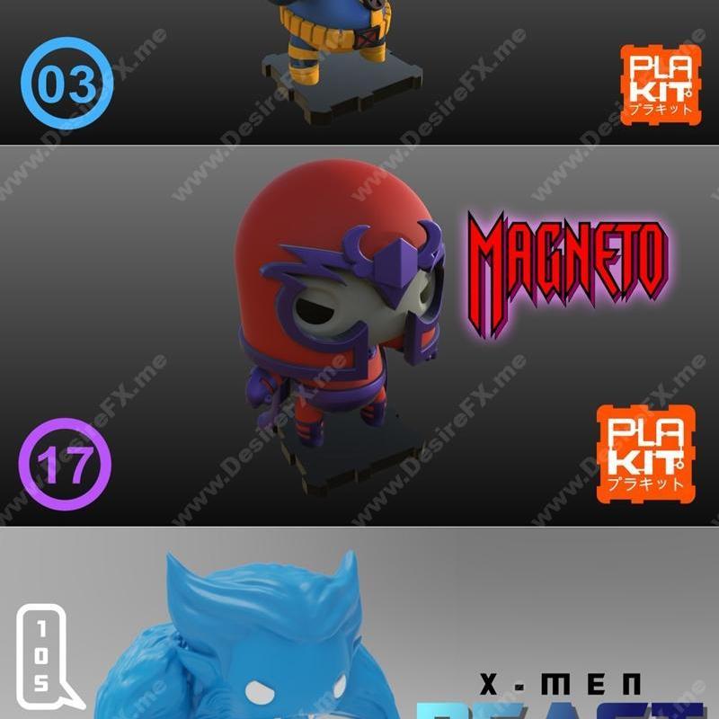 PlaKit - X战警系列 - 3D打印模型|PlaKit – X-men Pack – 3D Print Model STL