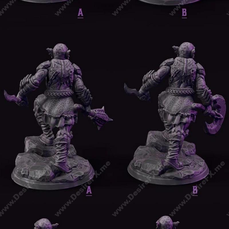 疯狂小怪兽——3D打印模型|Crazy Goblin – 3D Print Model