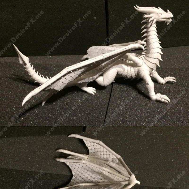 七龙珠3D打印模型|Seven the Articulated Dragon – 3D Print Model