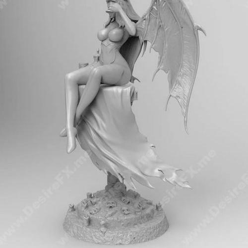 3D打印性感女鬼模型|Sexy Succubus – 3D Print Model