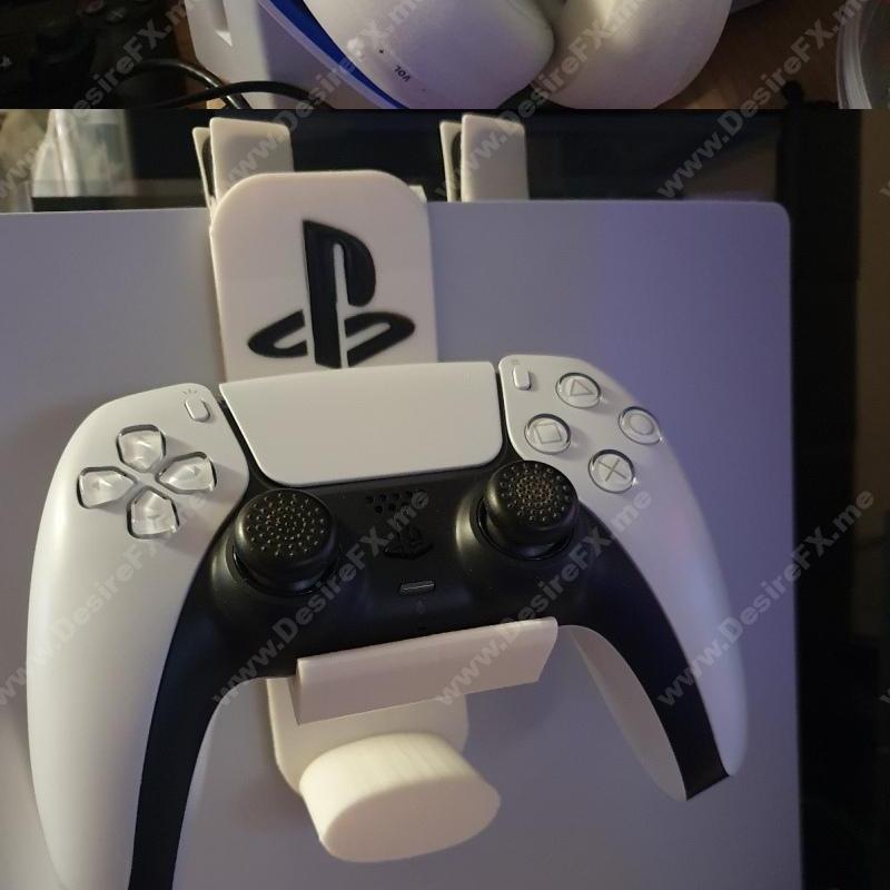 PlayStation 5手柄与耳机架 3D打印模型|Playstation 5 Controller and Headset Holder – 3D Print Model