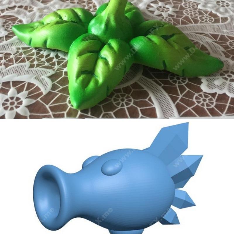 植物大战僵尸 冰向日葵 3D打印模型|Plants VS Zombies – Ice Peashooter – 3D Print Model