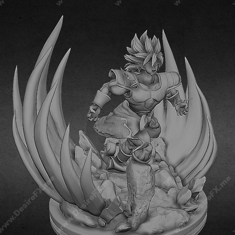 龙珠超 Broly 3D打印模型|Broly Dragonball Super – 3D Print Model STL
