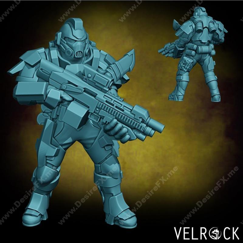 Velrock Art - 暴风雨守卫骑士团 3D打印模型|Velrock Art – Tempest Guardsmen Knights Order – 3D Print Model STL