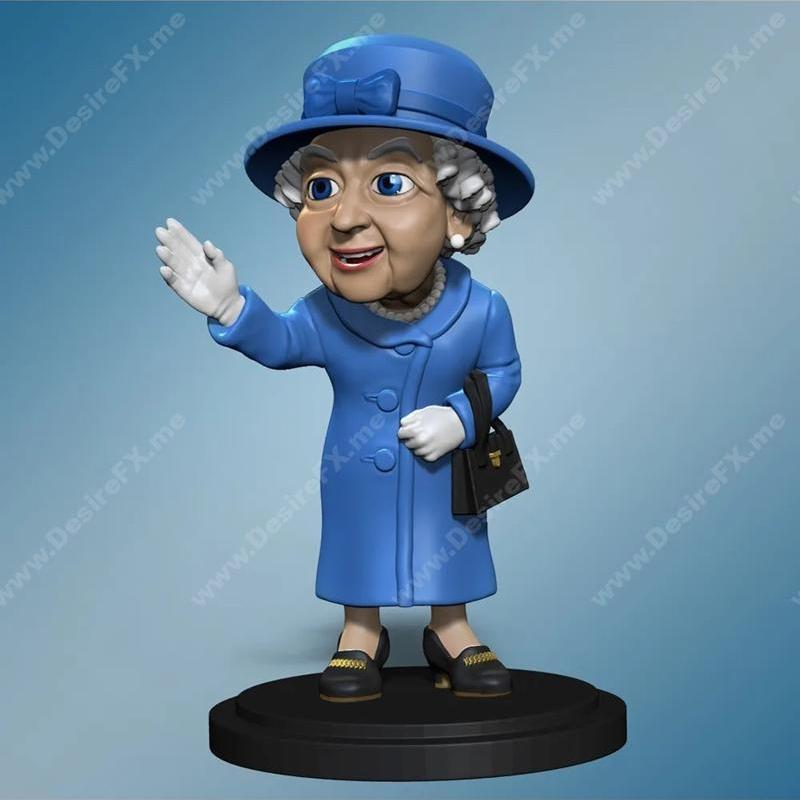 伊丽莎白女王 3D打印模型 STL|Queen Elizabeth – 3D Print Model STL