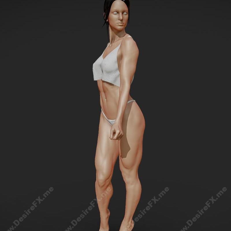 她被彻底摧毁——3D打印模型|She Fit Decimated – 3D Print Model STL