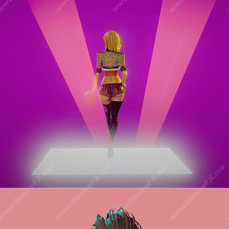 粉色发现与雕塑一月——朋克风格3D打印模型|Discovery in Pink and Sculpt January – Punk – 3D Print Model STL