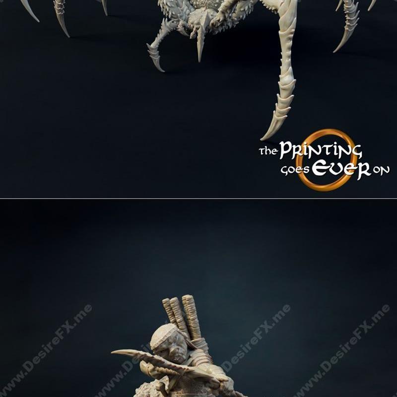 章节22——群母巢穴——3D打印模型|Chapter 22 – Lair of the Brood Mother – 3D Print Model STL