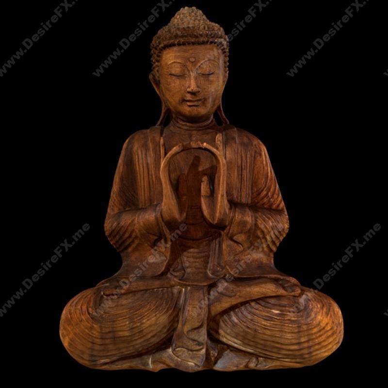 黑白人像与拳击手及木雕佛陀——3D打印模型|Portrait bw and Pugile (Boxer) and Bouddha Bois – 3D Print Model STL