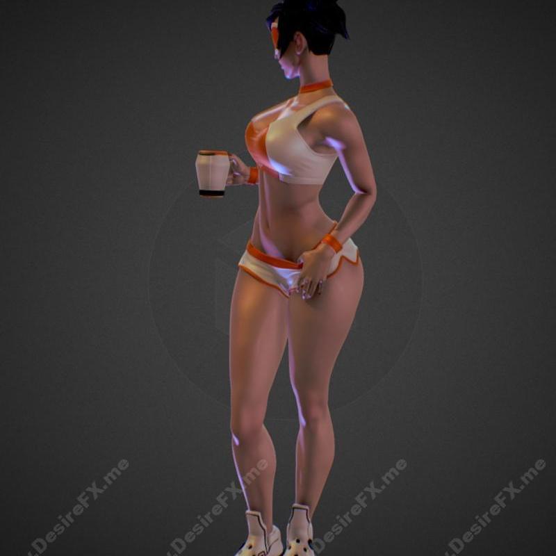 tracer健身之旅 3D打印模型|Tracer goes to the GYM – 3D Print Model STL