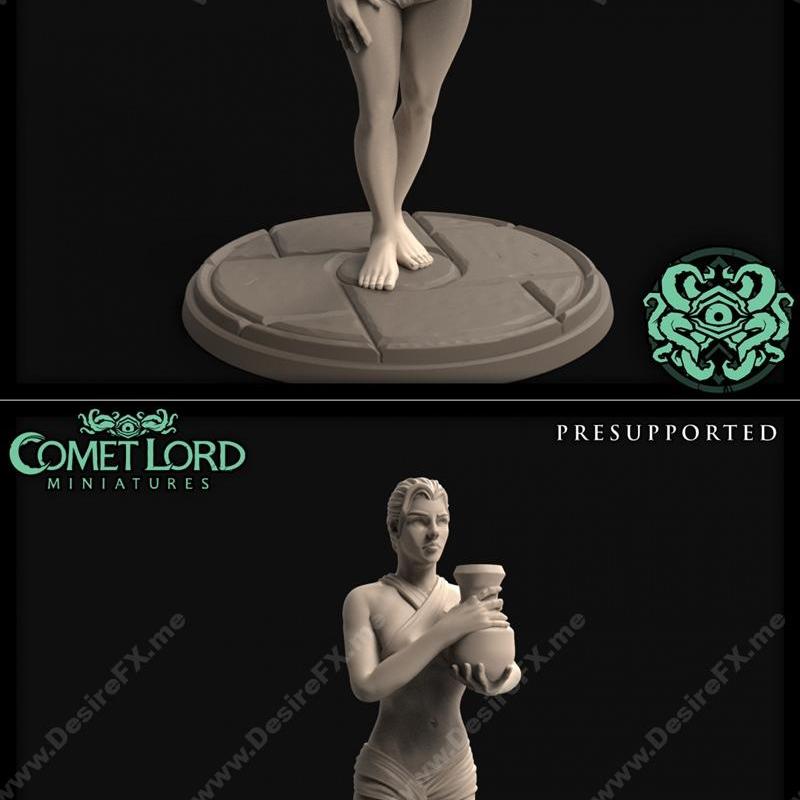 彗星之主迷你模型——尤利西斯，神皇帝 3D打印雕塑|Comet Lord Miniatures – Ulysses The God-Emperor – 3D Print Model STL