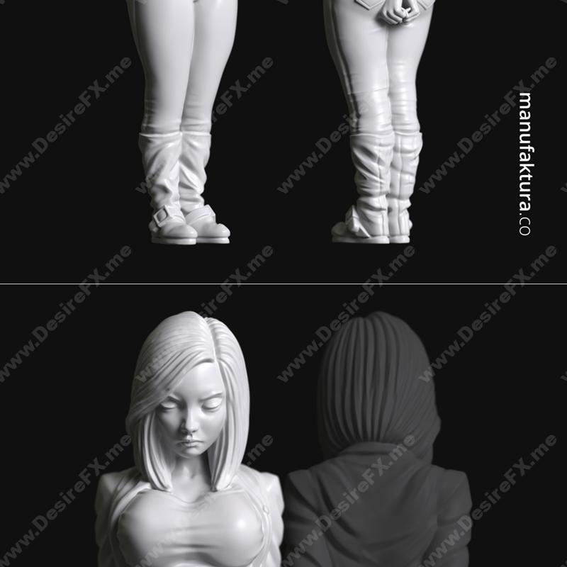 子系列02b - 3D打印模型 - 动漫游戏角色名称|Sub Series 02b – 3D Print Model STL