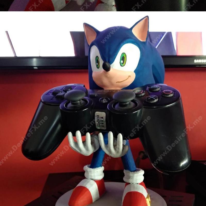 sonic手机控制器支架 3D打印模型|Sonic SmartPhone Controller Holder – 3D Print Model