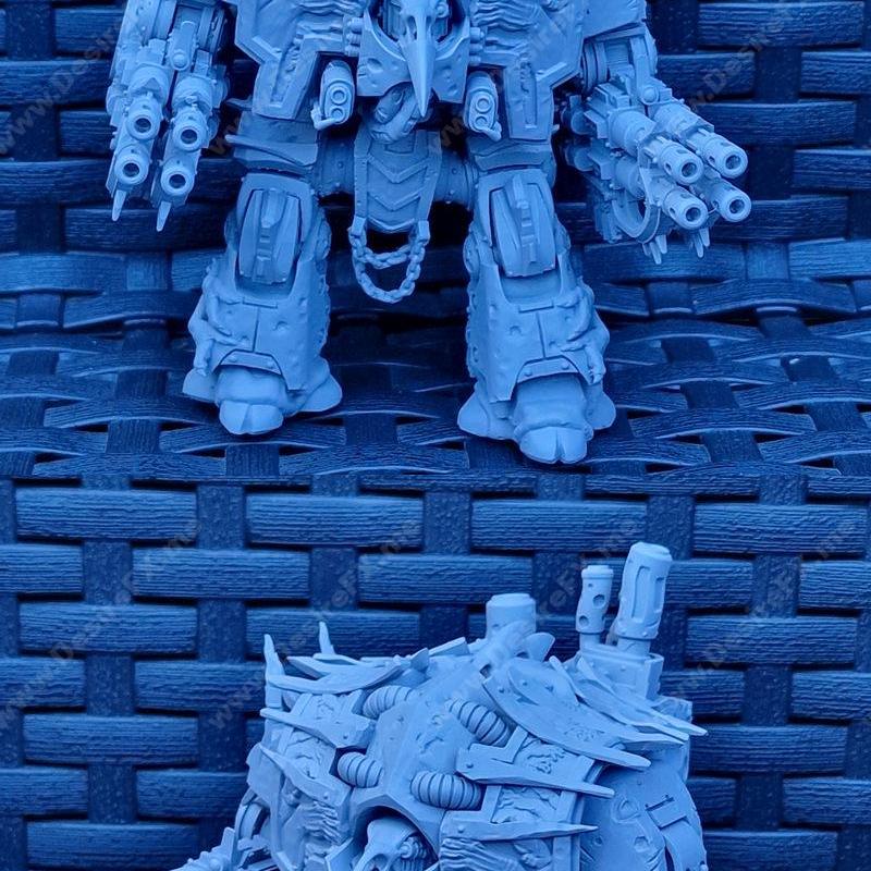 死亡收割者战甲——3D打印模型|Manus Mortis Harvester Dreadnought – 3D Print Model