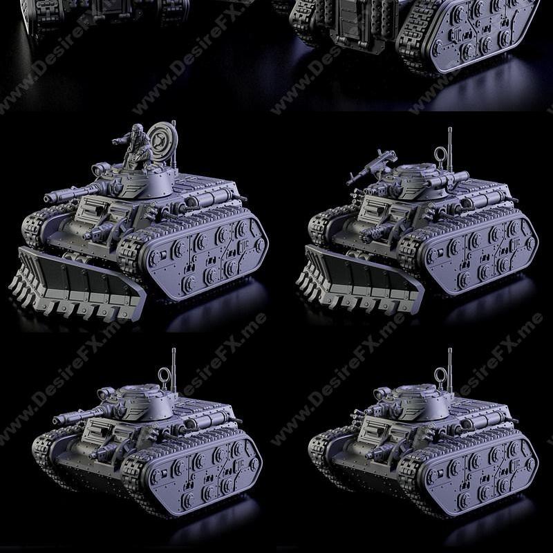 装甲战车模型——帝国军团——3D打印作品|Infantry Fighting Vehicle – Imperial Force – 3D Print Model