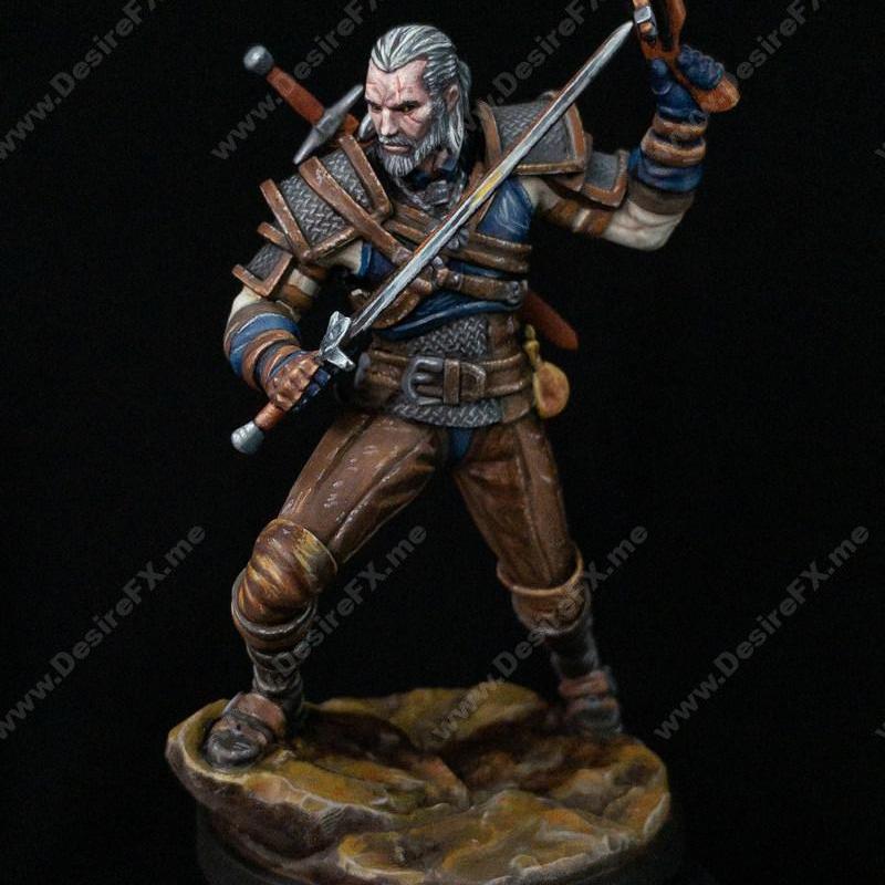 《巫师3：瑞文戴尔——杰洛特3D打印模型》|Geralt of Rivia the Witcher – 3D Print Model