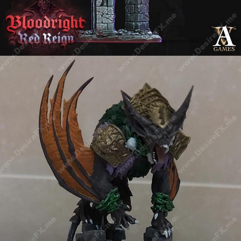 dire bat rider 3D打印模型|Dire Bat Rider Pose 2 – 3D Print Model