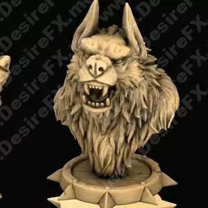 狼形3D打印模型|Wolf – 3D Print Model STL