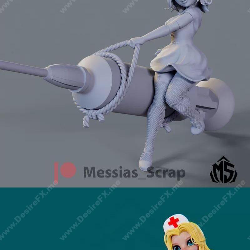 Messias Scrap - 护士 - 3D打印模型|Messias Scrap – Nurse – 3D Print Model STL
