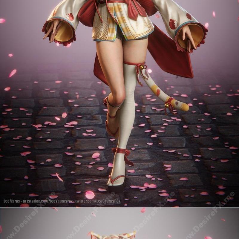 Nebi Neko 3D打印角色模型|Nebi Neko – Vtuber Avatar – 3D Print Model STL