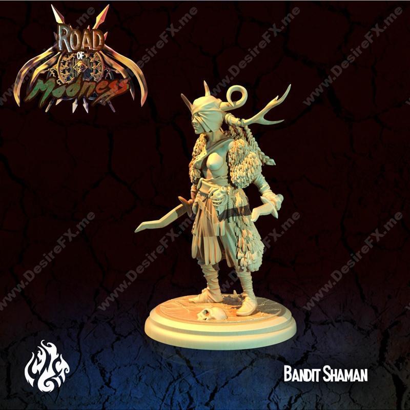 盗贼萨满 – 3D打印模型|Bandit Shaman – 3D Print Model STL