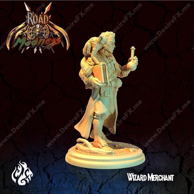 3D打印模型：巫师商人|Wizard Merchant – 3D Print Model STL