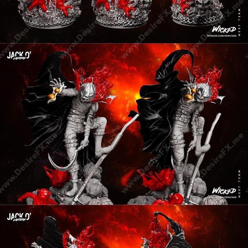 Wicked - 索杰纳·奥克 3D打印模型|Wicked – Jackя O Statue – 3D Print Model STL