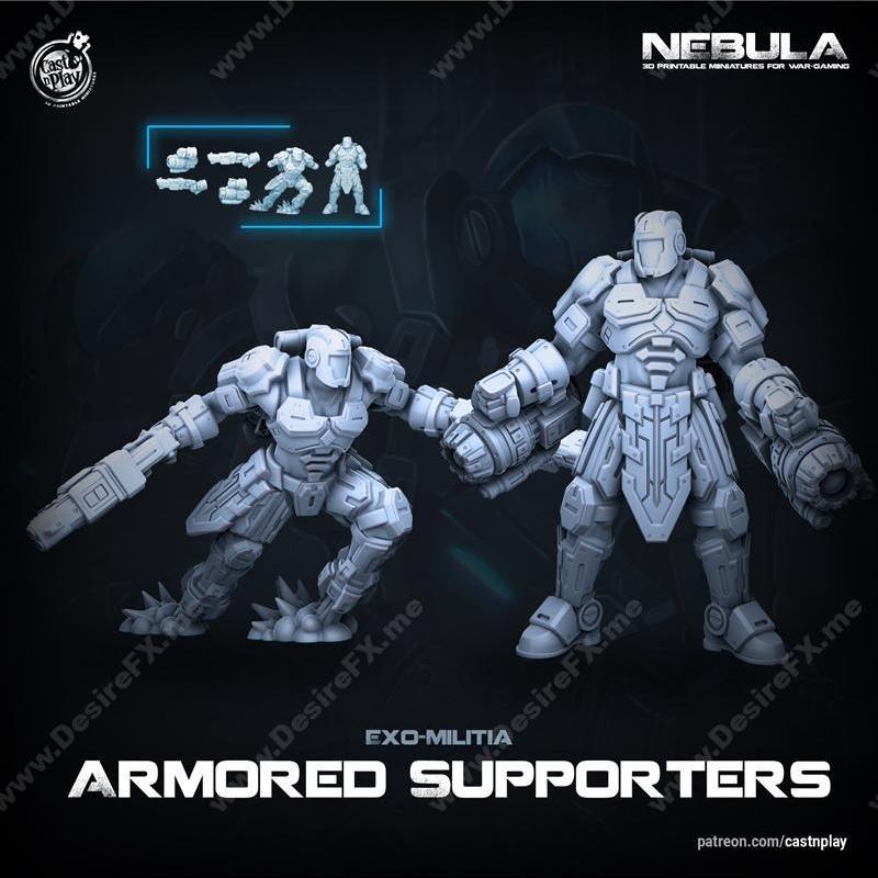 KS星云系列3D打印模型|Cast N Play – KS Nebula – 3D Print Model STL