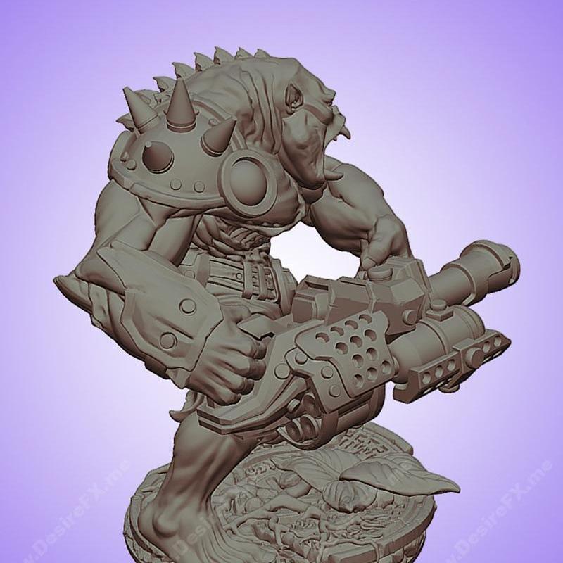 墨尔库里亚·麦克罗塔特 Model 1/3 3D打印模型|Dark Legion Mercurian Maculator Model 1 of 3 – 3D Print Model STL