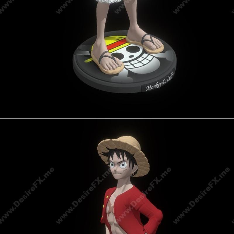 《海贼王 Luffy 3D打印模型》|Luffy One Piece – 3D Print Model STL