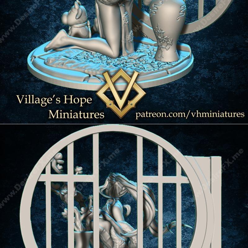 Lunar New Year 3D打印模型系列之性感 guildmate 3号|sexy Guild mate series no.3 lunar new year – 3D Print Model STL