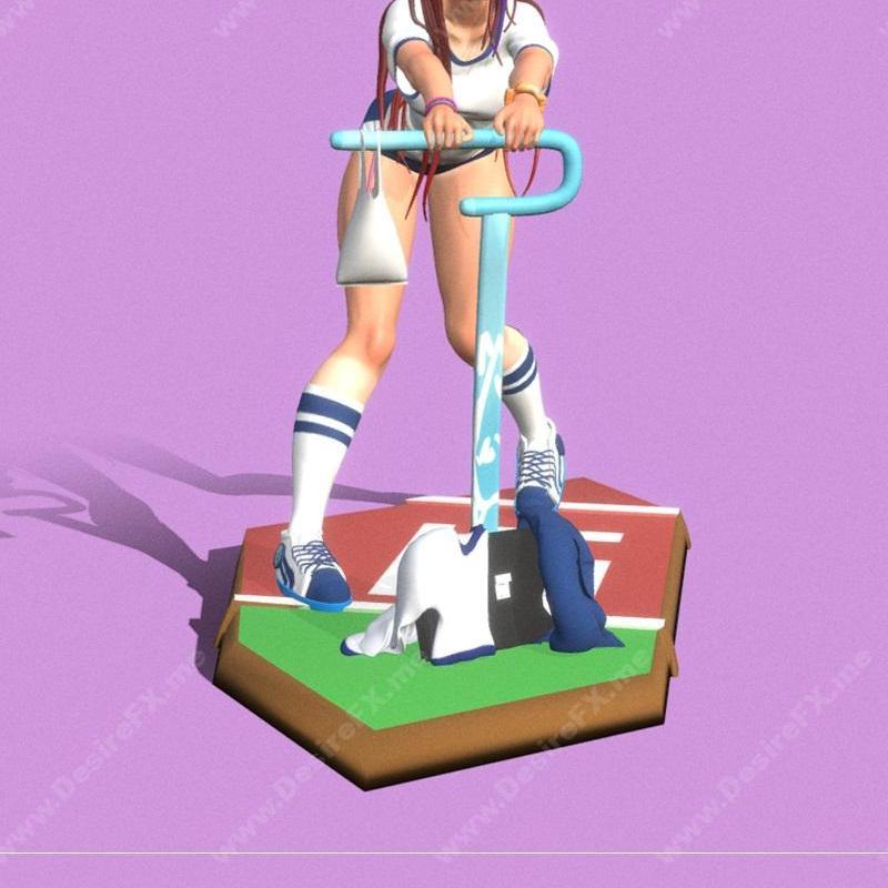 Meko运动少女 3D打印模型|Meko The Sport Girl – 3D Print Model STL