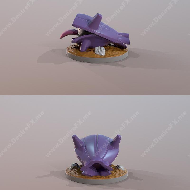 宝可梦 舒特尔 3D打印模型|Pokemon Shellder – 3D Print Model