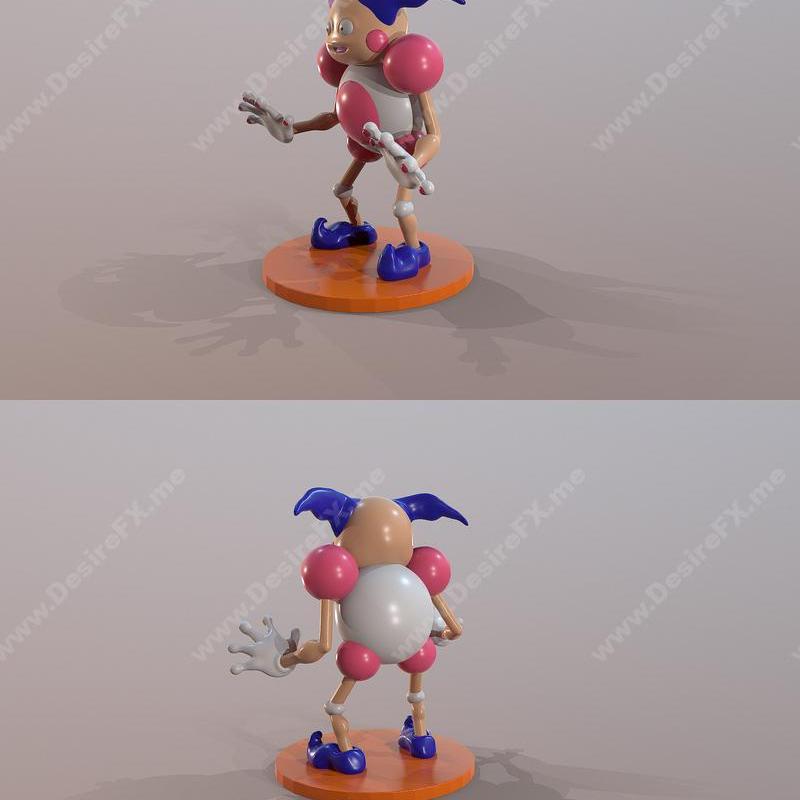 宝可梦 Mr. Mime 3D打印模型|Pokemon Mr. Mime – 3D Print Model