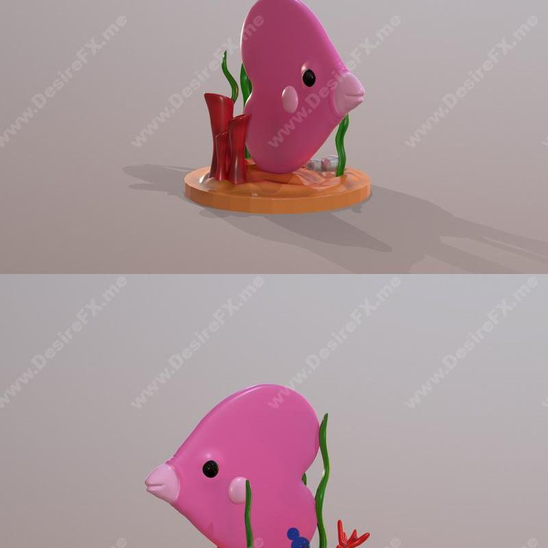 宝可梦洛奇奇 3D打印模型|Pokemon Luvdisc – 3D Print Model