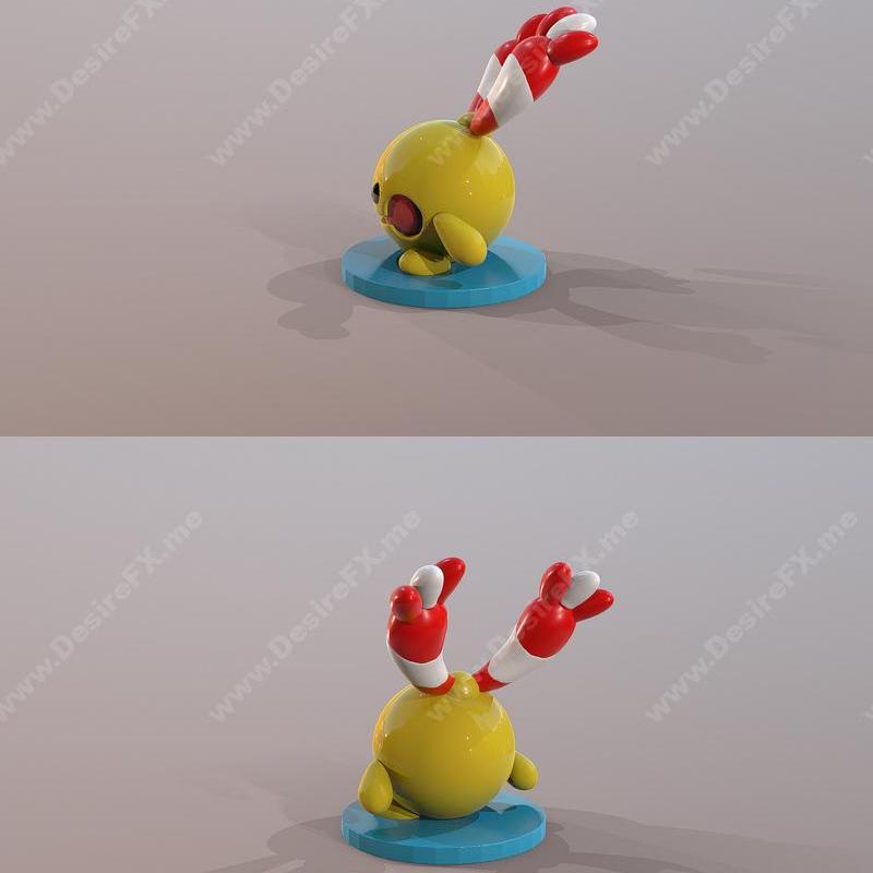 宝可梦奇灵——3D打印模型|Pokemon Chingling – 3D Print Model