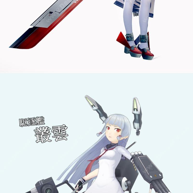 艾尔文与苍月和瑟蕾娜 Arknights 手绘3D打印模型|Ayanami Azurlane and Murakumo and Ceobe from Arknights Handpainted – 3D Print Model STL
