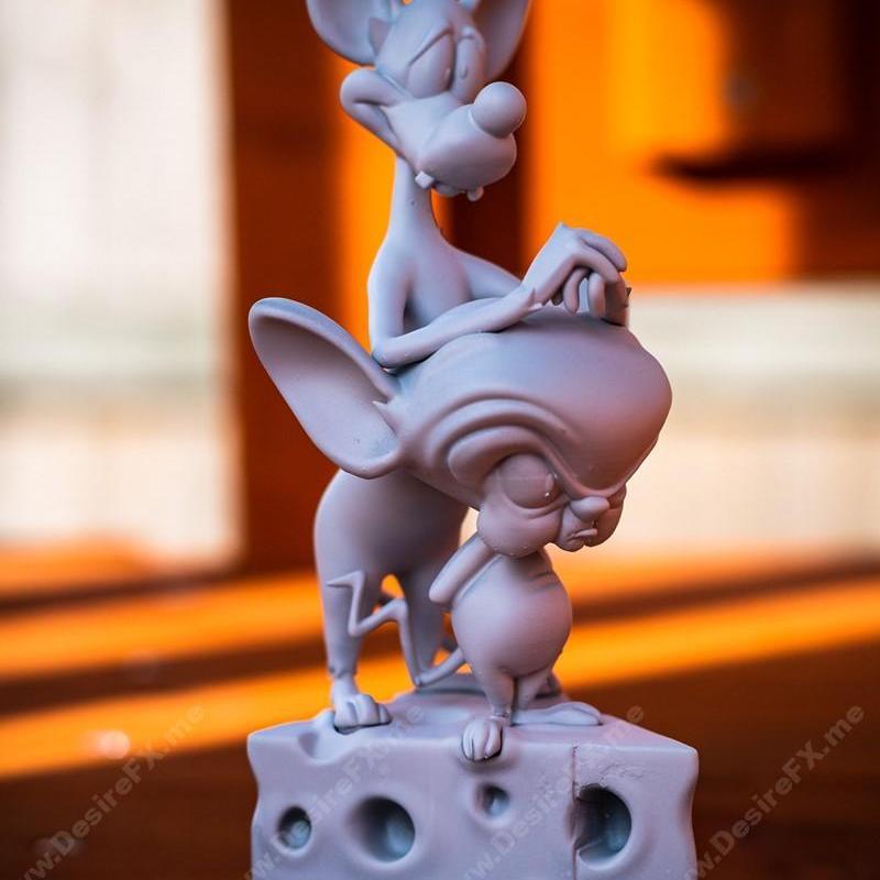 草莓脑在奶酪里——3D打印模型|Pink e Cérebro no Queijo – 3D Print Model STL