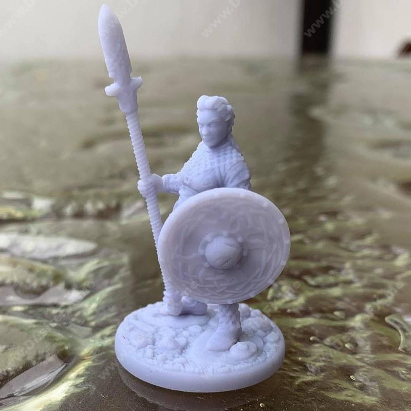 盾女战神2——3D打印模型|Shieldmaiden 2 – 3D Print Model