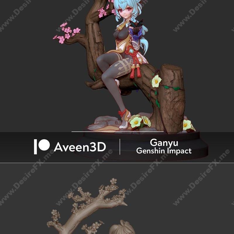 甘宇v1 - 3D打印模型|Ganyu v1 – 3D Print Model STL