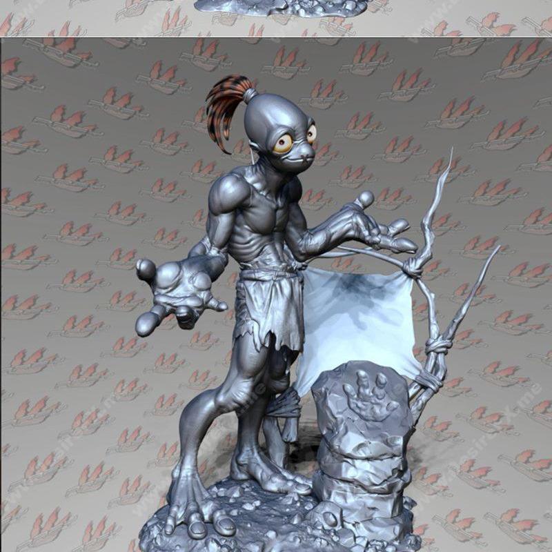 Preystl – Abe – 动漫游戏角色3D打印模型|Preystl – Abe – 3D Print Model STL