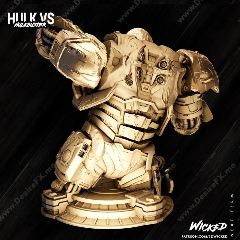 美国队长：灭霸时代 Hulkbuster 3D打印模型|Wicked – Marvel – Hulkbuster – Age of Ultron 2 – 3D Print Model