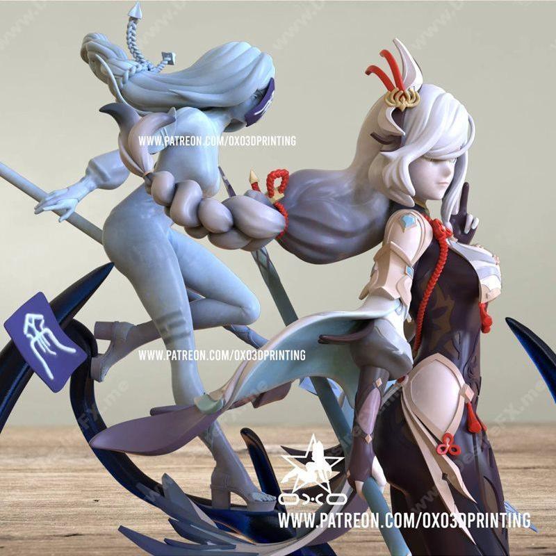 OXO3D-沈海-3D打印模型|OXO3D – Shenhe – 3D Print Model STL