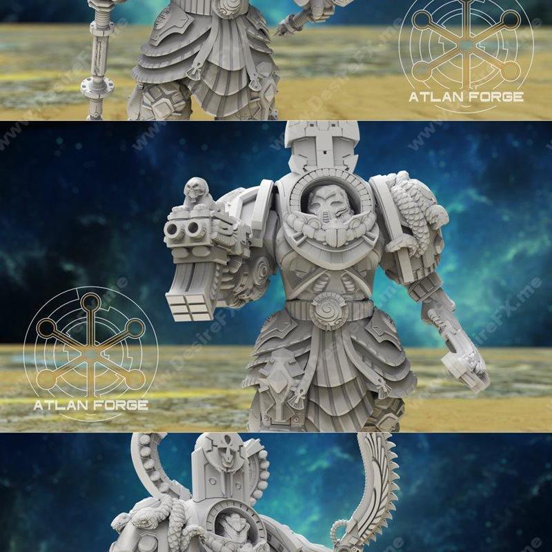 埃及神明内赫巴库 3D打印模型 STL|Aegyptian Nehebkau – 3D Print Model STL