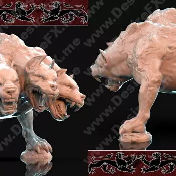 Cerberus 2 3D打印模型|Cerberus 2 – 3D Print Model STL