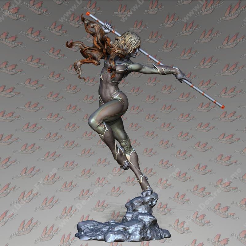Cheetara - 巨人像收藏工作室 - 3D打印模型|Cheetara – Gargoyles – Prey Collection Studio – 3D Print Model STL