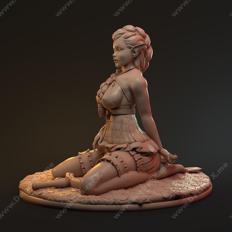 晨曦姐妹 – 3D打印模型|Sisters of the Dawn – Slave – 3D Print Model STL