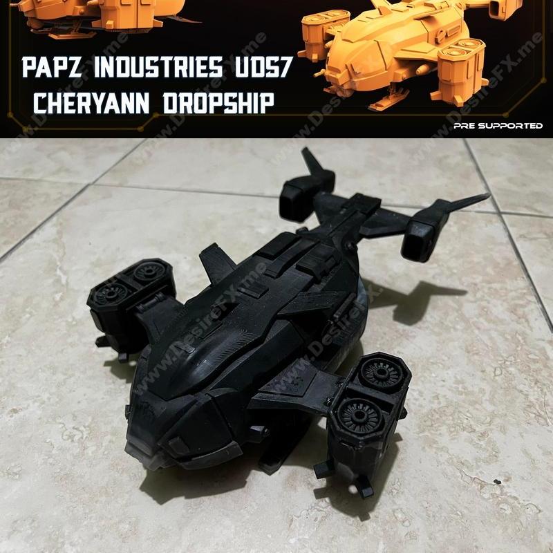 PAPZ Industries UDS7 蔚蓝小车 3D打印模型|PAPZ Industries UDS7 Cheryann Dropship – 3D Print Model STL